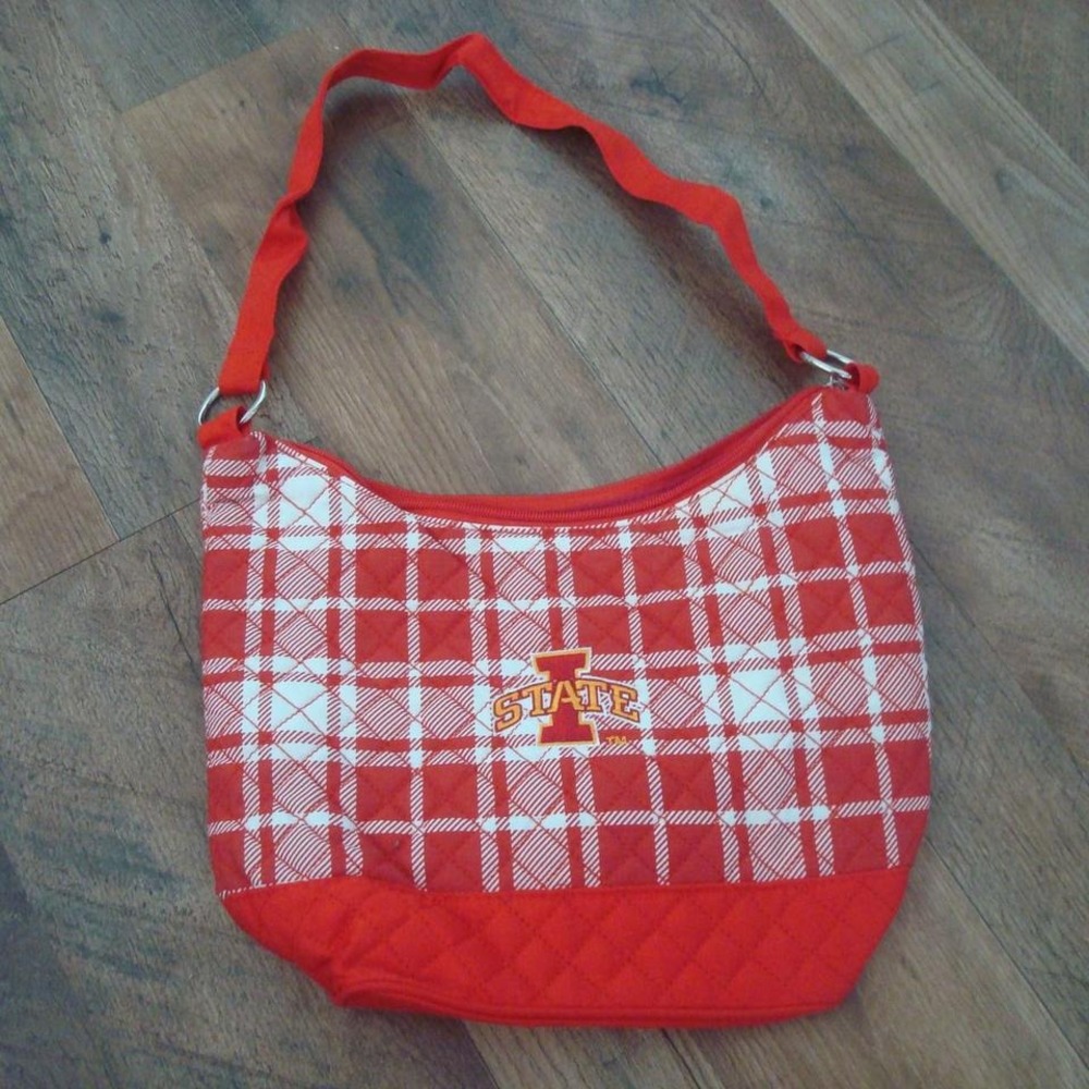 IOWA STATE CYCLONES 10X12 BAG PURSE VINTAGE NEW TAILGATE HANDBAG TOTE